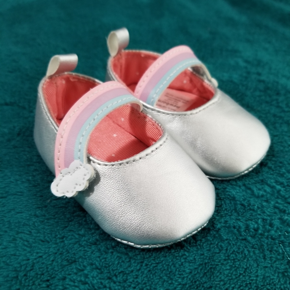Carter's Newborn Rainbow Mary Jane Shoes